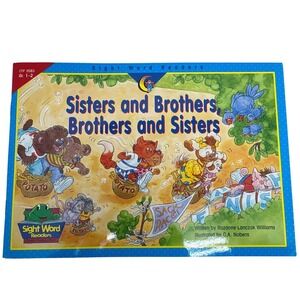 Sisters and Brothers Brothers and Sisters Sight Word Readers Book Grades 1-2